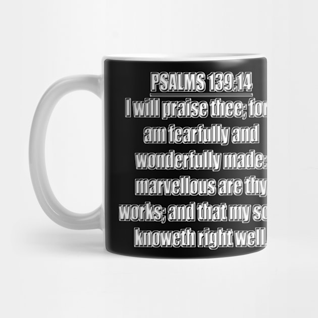 Bible Verse Psalms 139:14 by Holy Bible Verses